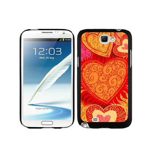 Valentine Love Painting Samsung Galaxy Note 2 Cases DNC - Click Image to Close